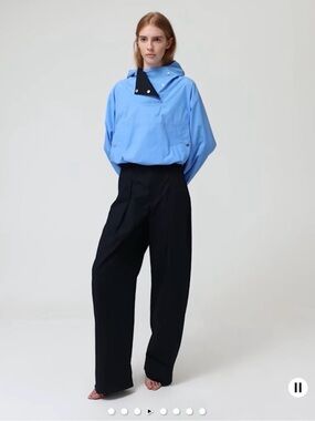 Gap × Victoria Beckham High Rise Pleated Arc Trouser